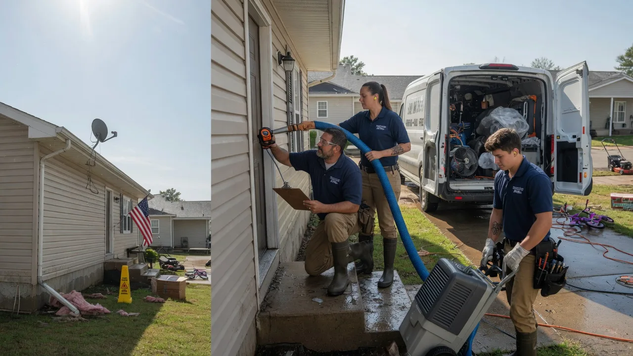 Ceiling Water Damage Restoration in Brush Creek, TN near me
